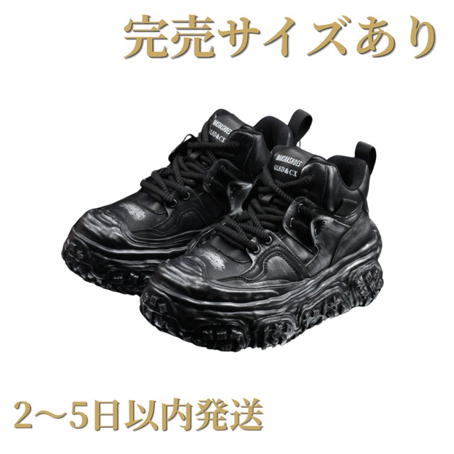 【お急ぎ発送】身長高見え設計｜主導権を握るハイトップボリュームスニーカー(SHS00059)