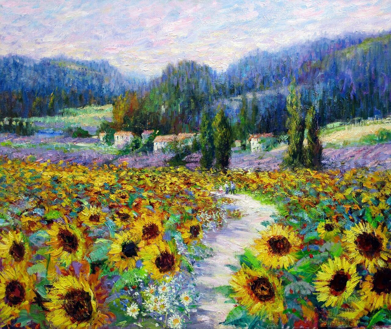 南仏の小高い丘が続く村 | Hillside village in The Var, (Southern France)