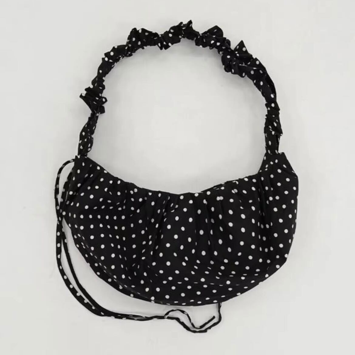 dot crescent moon bag