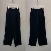 【受注予約:3月上旬入荷予定】サイドラインストレートイージーPT/ブラック