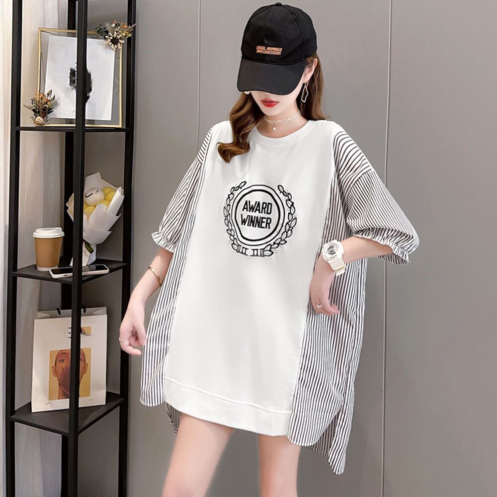 チュニック Tシャツ レディース 春夏秋 トップス ストリート系 アメカジ 大人 かわいい きれいめ カジュアル オーバーサイズ 大人可愛い 大人女子