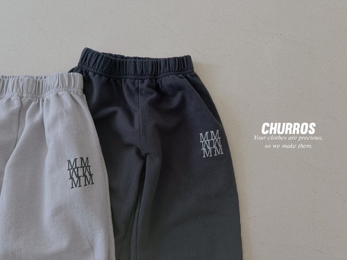 【予約　2024 spring】Junior：MMM bending pants〔MMMベンディングパンツ〕　churros