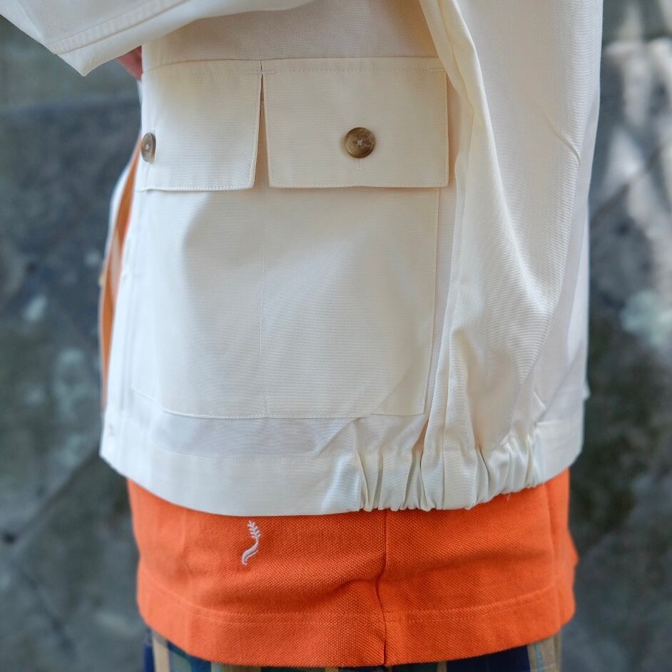 KENNETH FIELD(ケネスフィールド) /DRIVING JACKET 65/35 -OFF WHITE