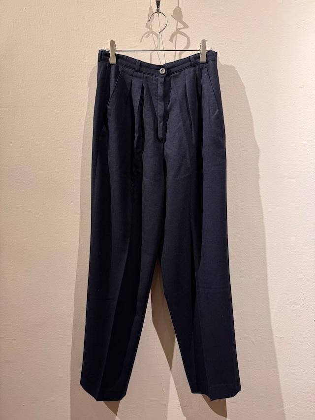 pure wool タックパンツ