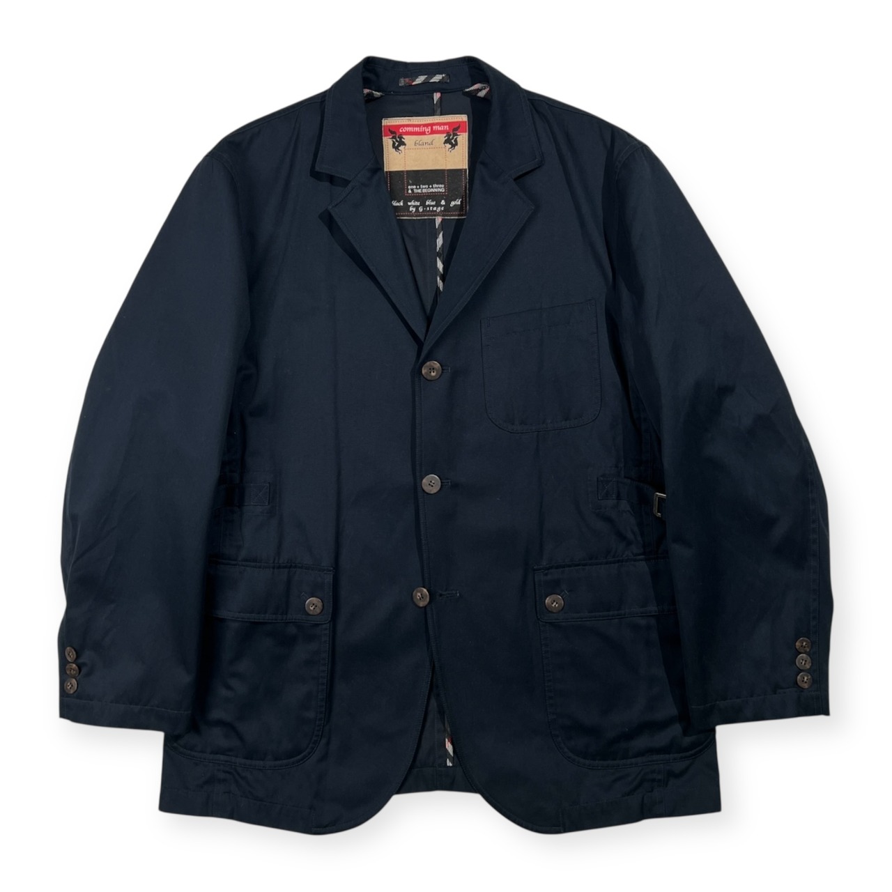 g-stage ジーステージ G HARD 3B テーラードジャケット ワーク サイズ L /ネイビー/メンズ/ジェノ
