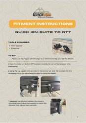 Quick-en-Suite to RTT Bracket(2個入)