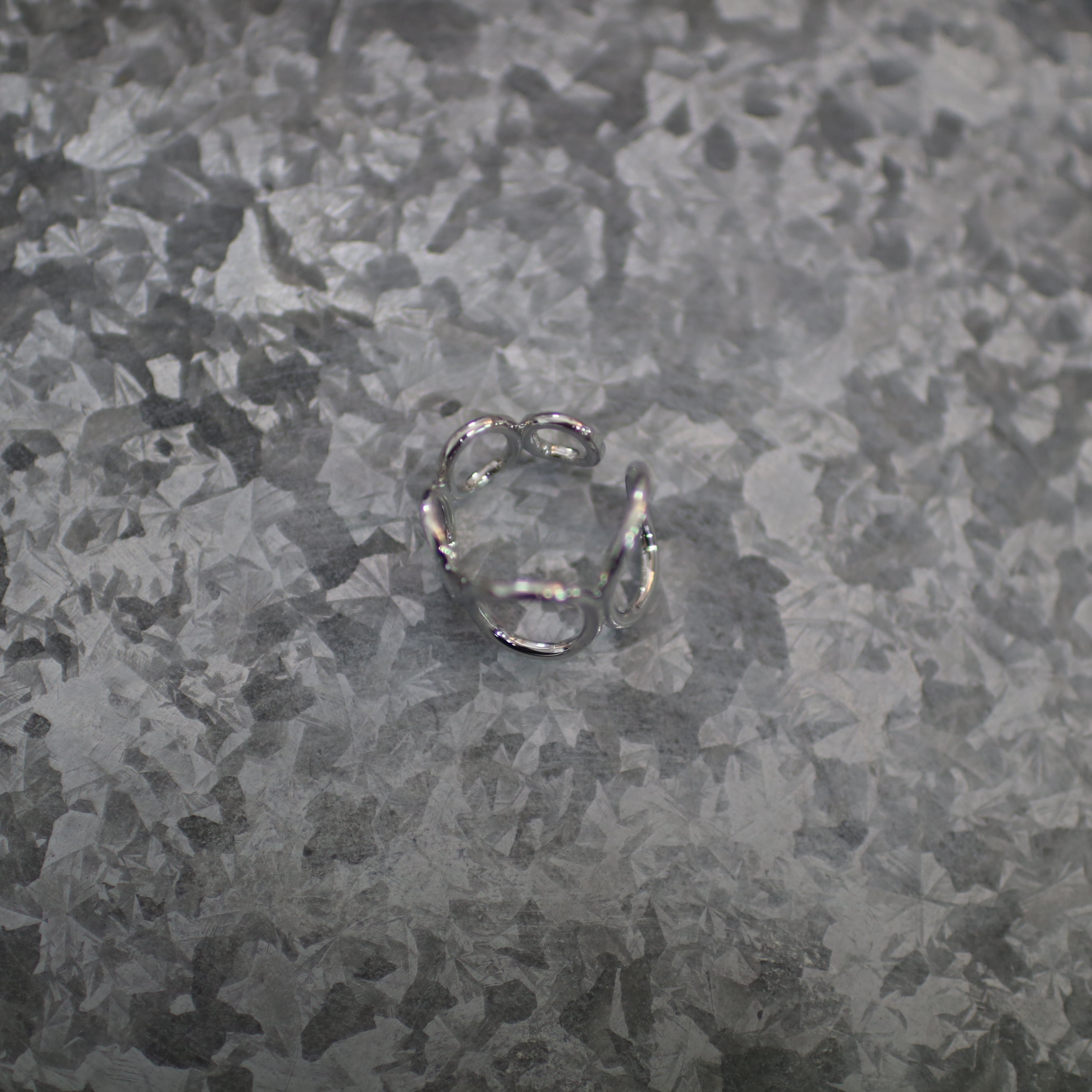CHAIN design RING silver 古着屋orb ONLINESTORE
