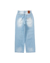 【#Re:room】HIGH WASTE WIDE DAMAGE DENIM PANTS［REP320］