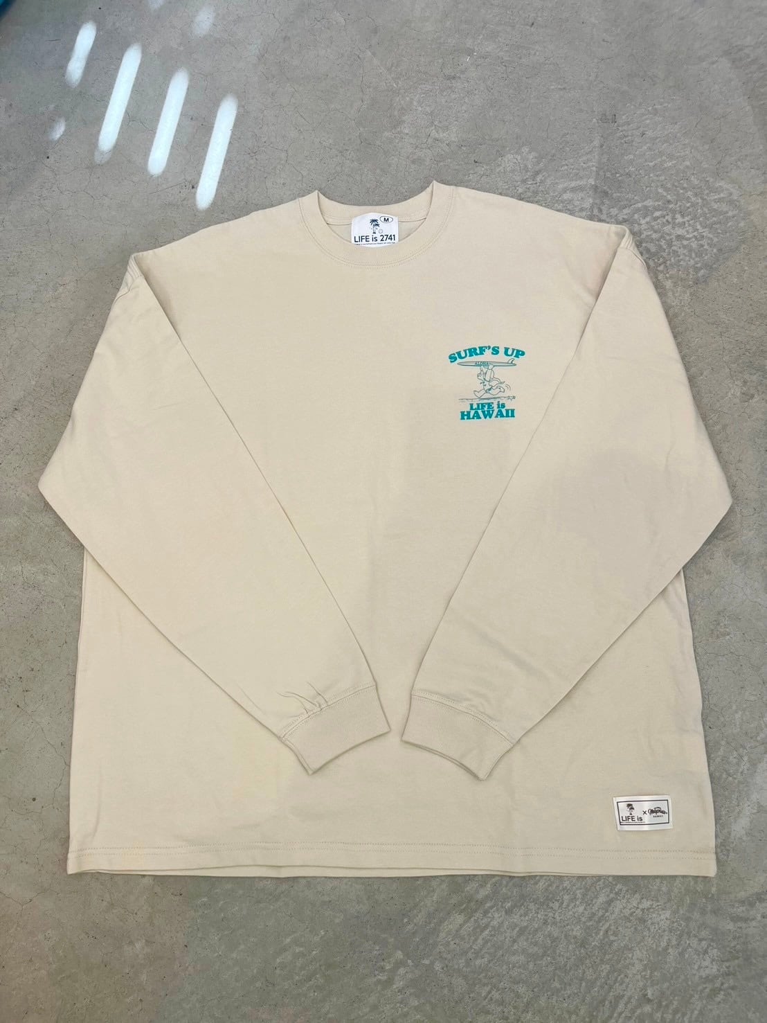 限定！LIFE is × MAPUAコラボsurf's upロンT ¥5,990+tax(¥6,589)