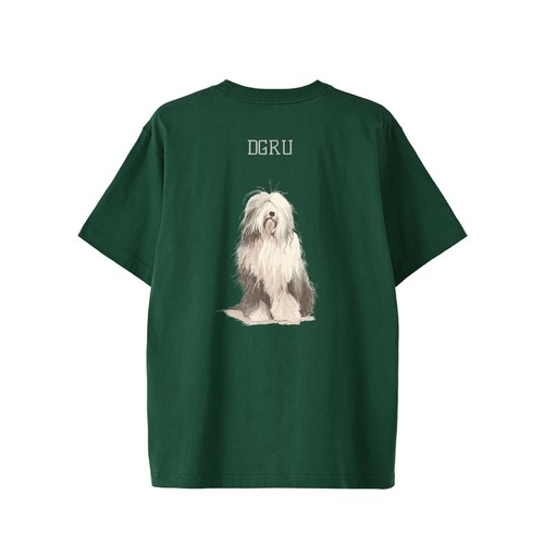 オールド・イングリッシュ・シープドッグ　バックデザインTシャツ
