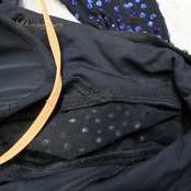 社交ダンス 衣装 スタンダードドレス ワンピース ドレス 黒 青 豪華 ゴージャス デモ 競技 パーティ 発表会 ビジュー フロート レース 高級感 ブラック系 ブルー系 高級ドレス 大人用 ドレスアップ パーティー ビジュー装飾 輝き オシャレ ファッション レディース ドレススタイル エレガント