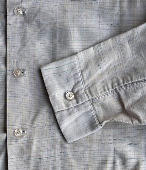 Vintage 60s loop collar shirt -22703DY-