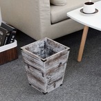 ファームハウススタイル 木製ゴミ箱 ゴミ箱 寝室用 オフィス レストラン キッチン リビング