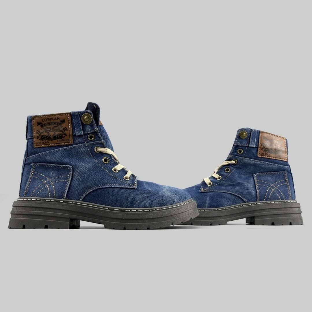 レースアップデニムブーツ H2626 | High-Life
