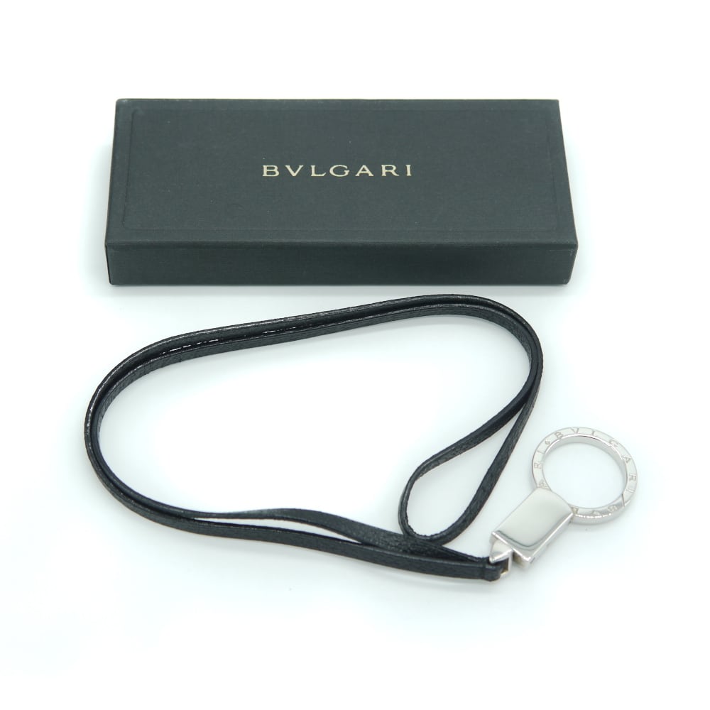 BVLGARI ブルガリ B-Zero1 レザーストラップチャーム