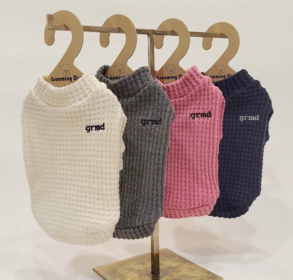 《予約》GD0010 ワッフル起毛Tシャツ