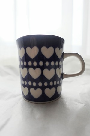 Polish Pottery ツェラミカ・アルティスティチナ マグハート柄（新品）