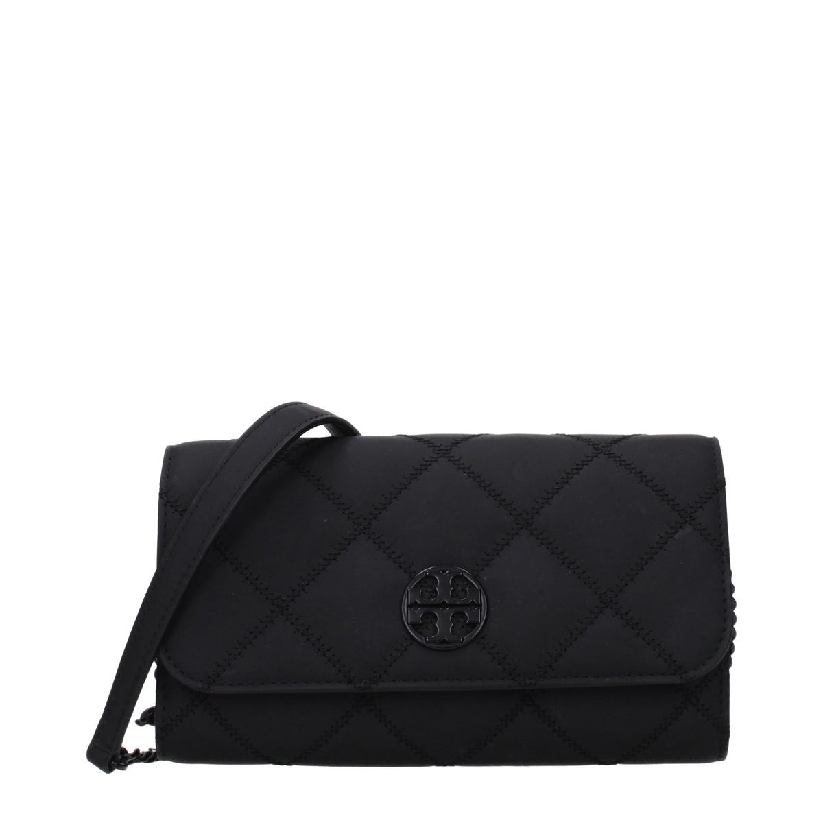 TORY BURCH トリーバーチ レディース クラッチバッグ ラバーライズドレザー ブラック