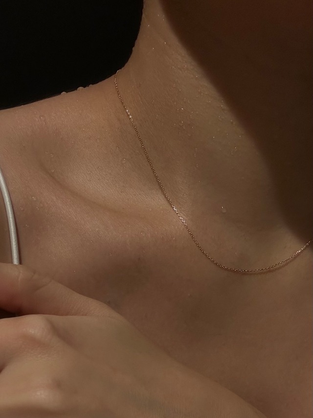 〈K10〉c skin chain necklace