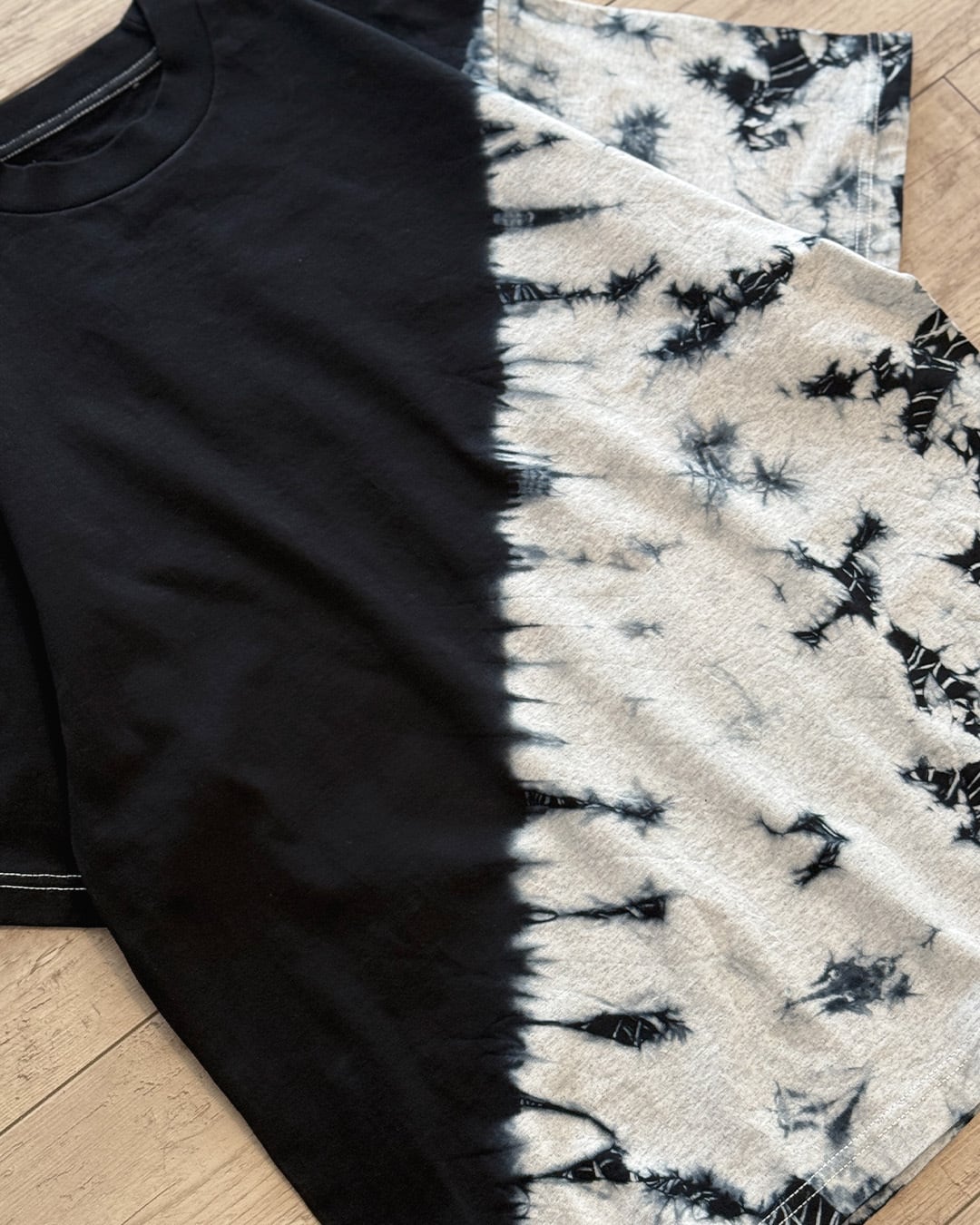 黒染めタイダイTシャツ ウミガラス | 唯一無二の服づくり KODAI YASUNO