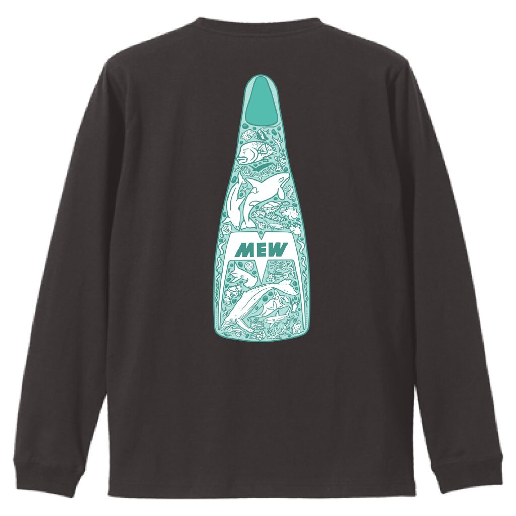 【OnlineStore限定】Fin Artist YURIE × GULL コラボ ロンT “ターコイズ”