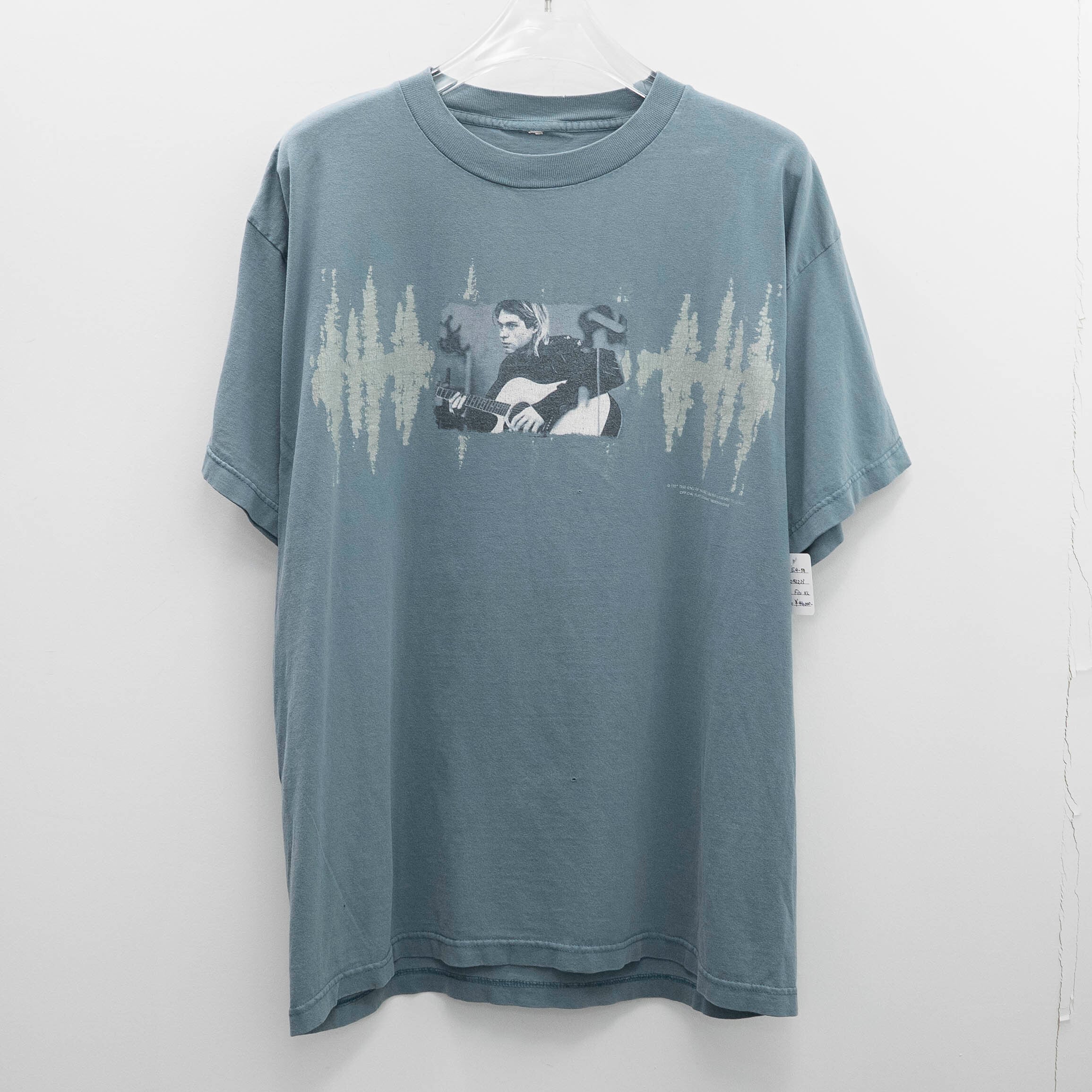 Nirvana " The End Of Music Green " Cut Tag Fits XL 【E4-59】