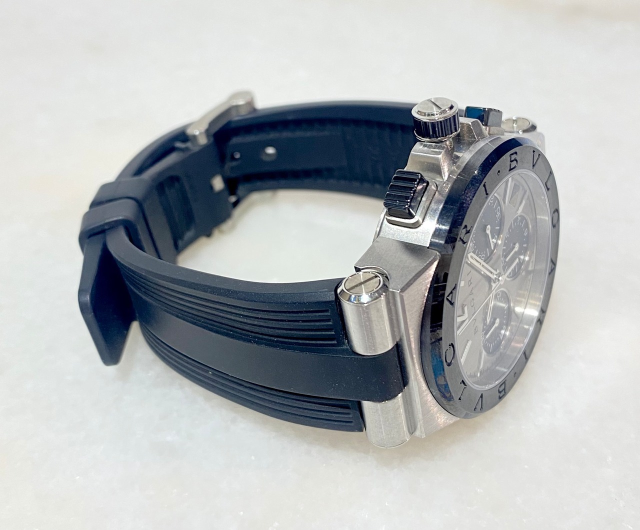 BVLGARI ブルガリ メンズ 腕時計 ディアゴノ セラミック DG37C6SCVDCH