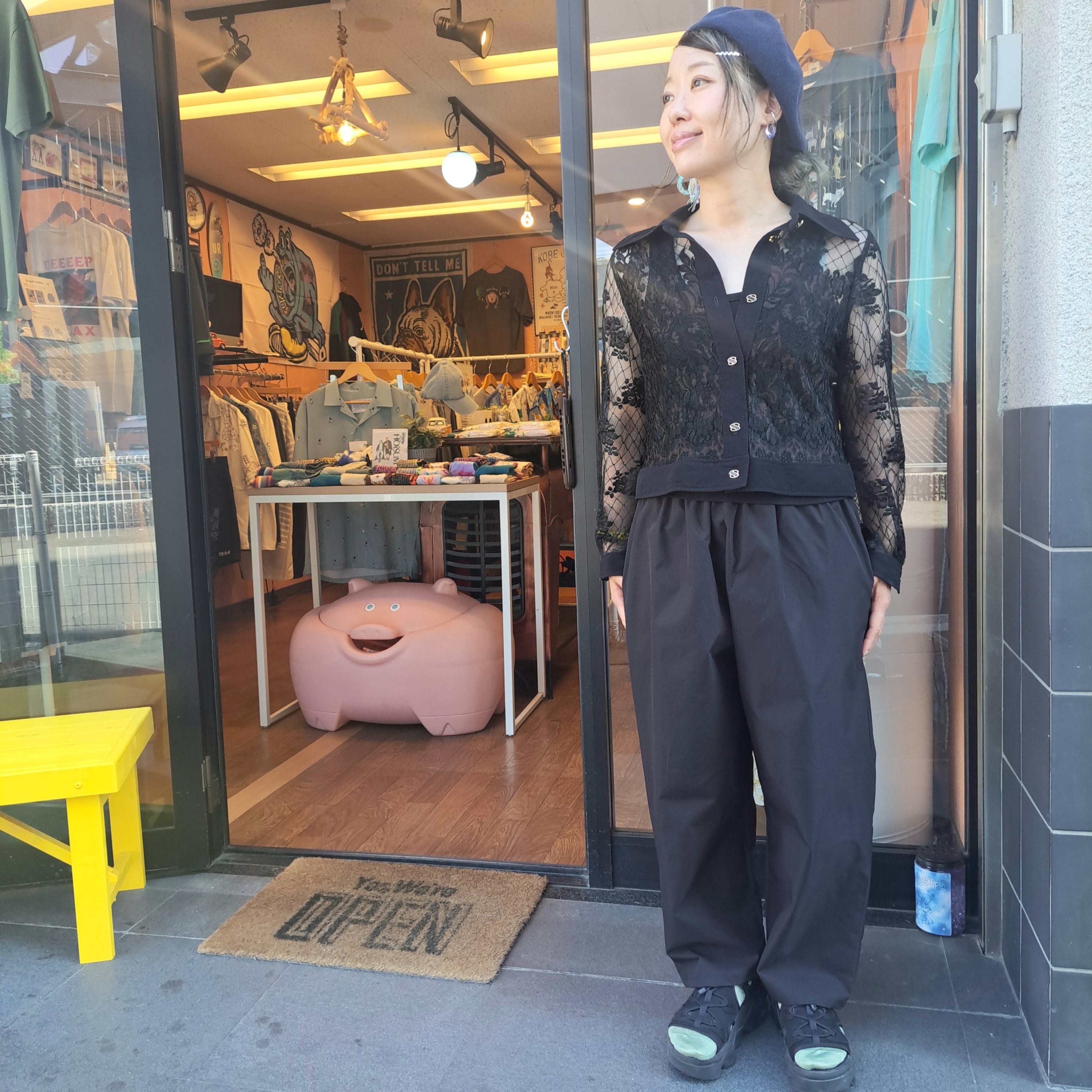 VOIRY - sunday pants (black) | COUCH POTATO 神戸