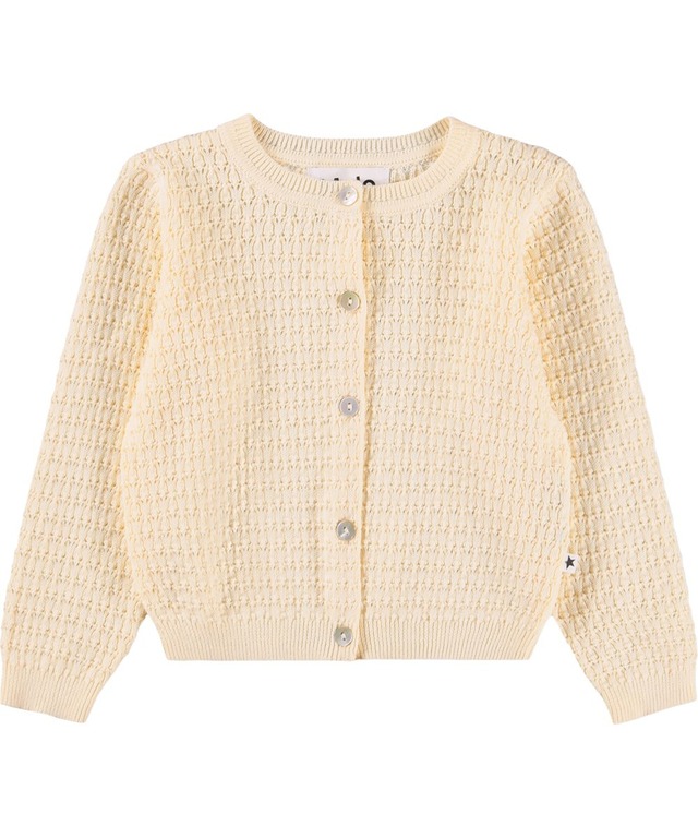 ＜MOLO＞Goldie Cardigan コットンカーディガン