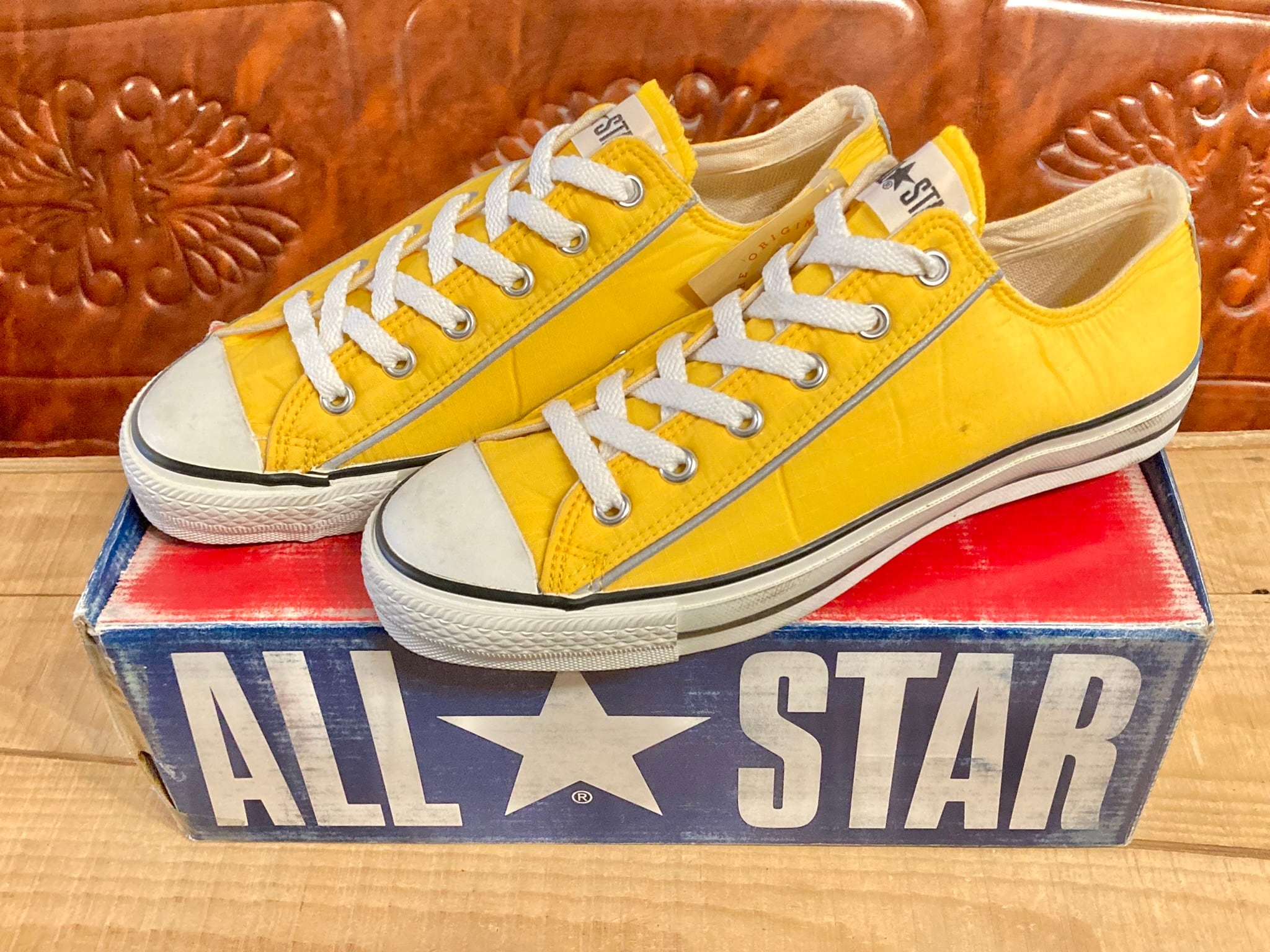 converse（コンバース） ALL STAR F（オールスター ）ナイロン 黄色/シルバー 7.5 26cm 90s 235 |  freestars powered by BASE