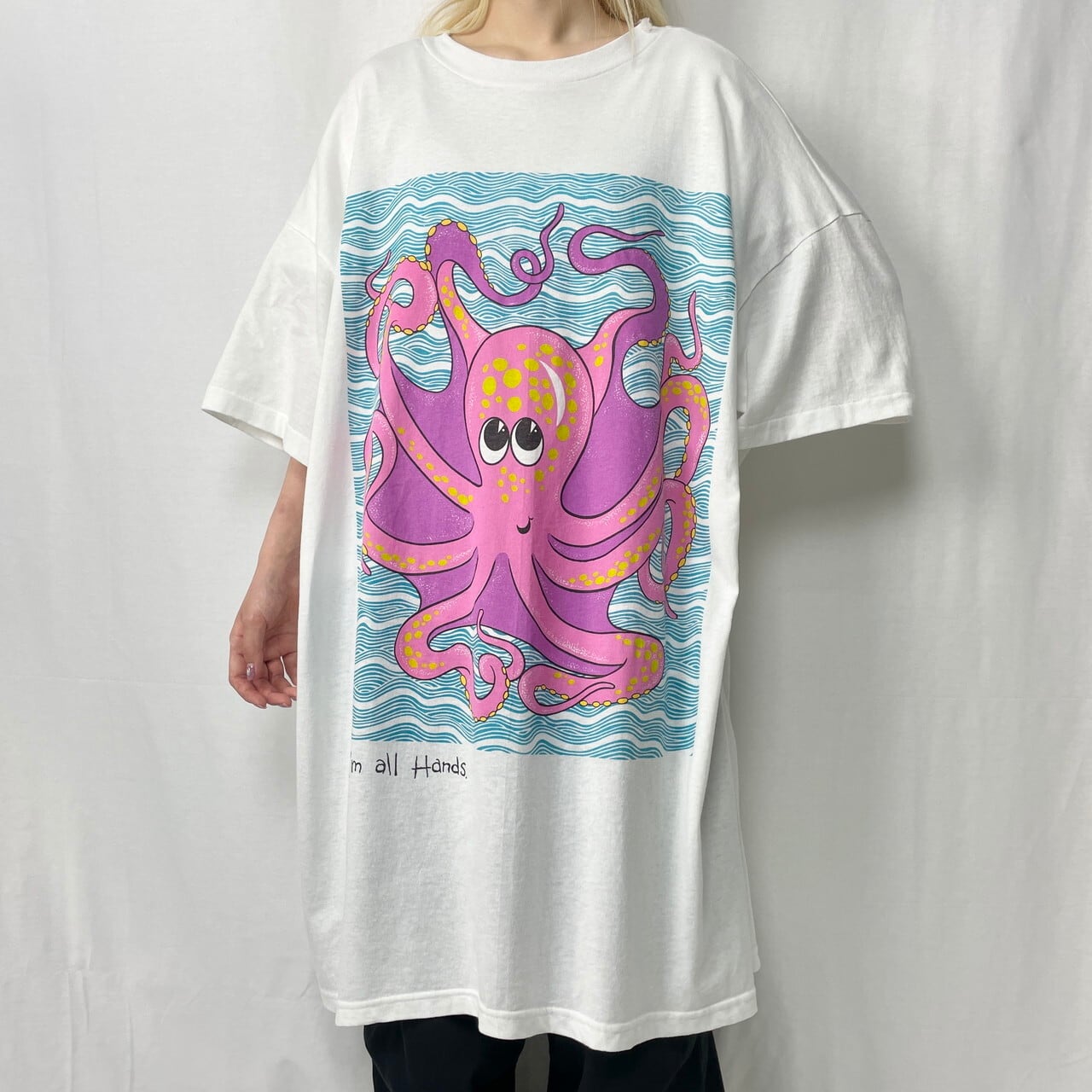 【80s】ヴィンテージ USA製 ビッグプリント Tシャツ シングルステッチ