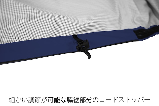 フリーモーション スモック トップ NAVY