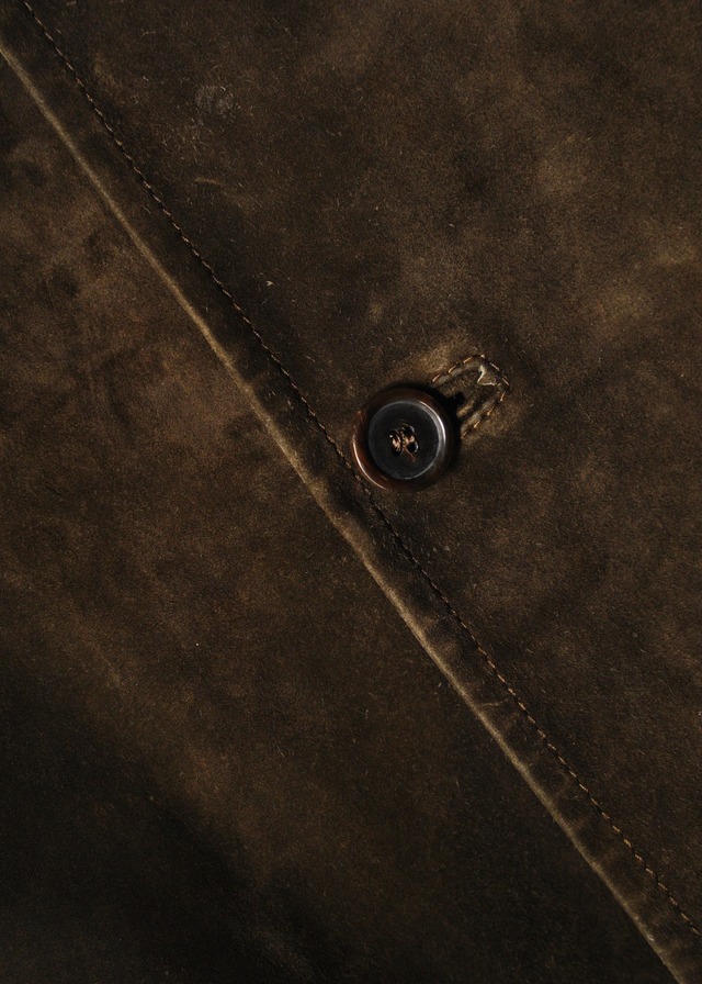 PRADA 99AW suede leather half coat