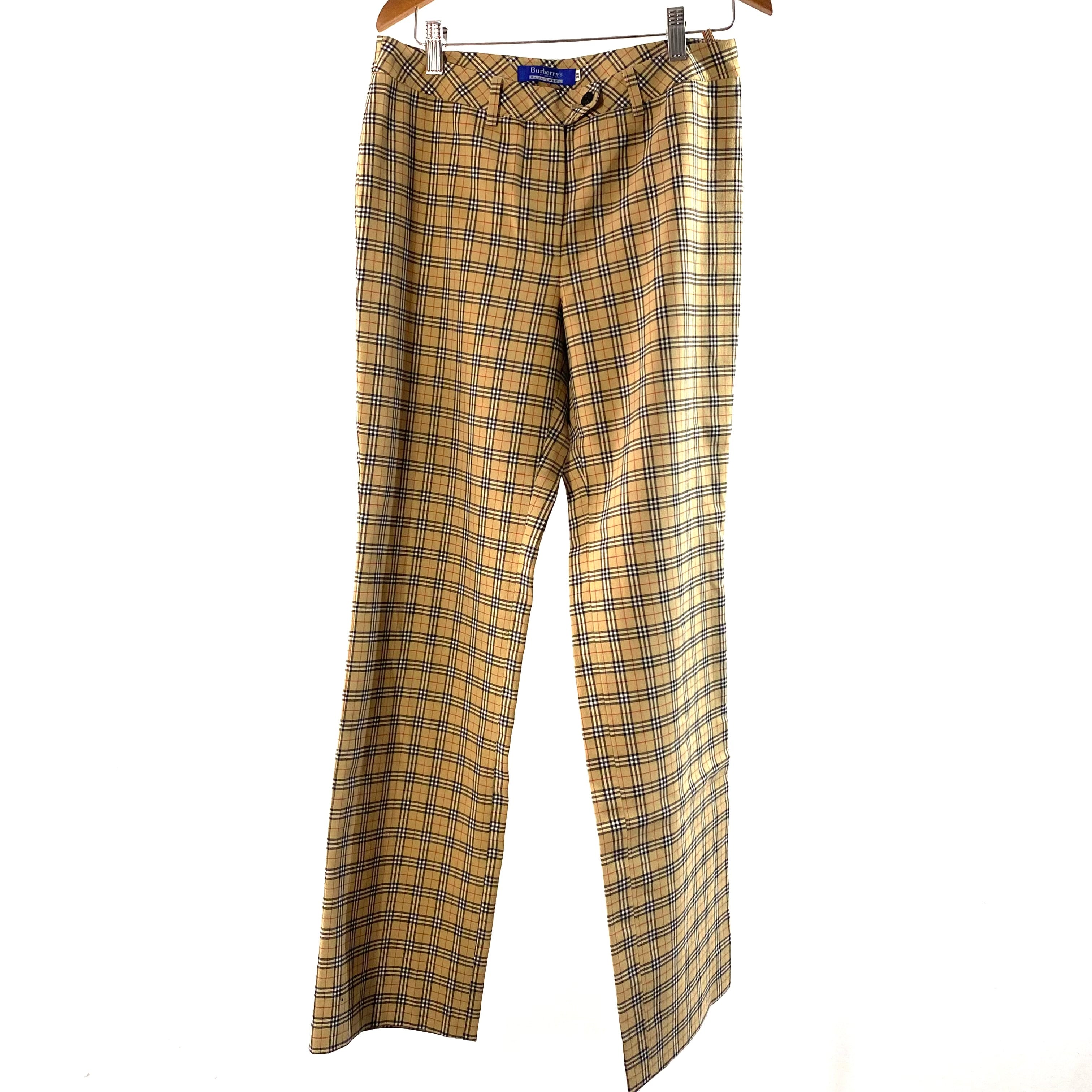 未使用級 VINTAGE BURBERRY ノバチェック キュロット パンツ 