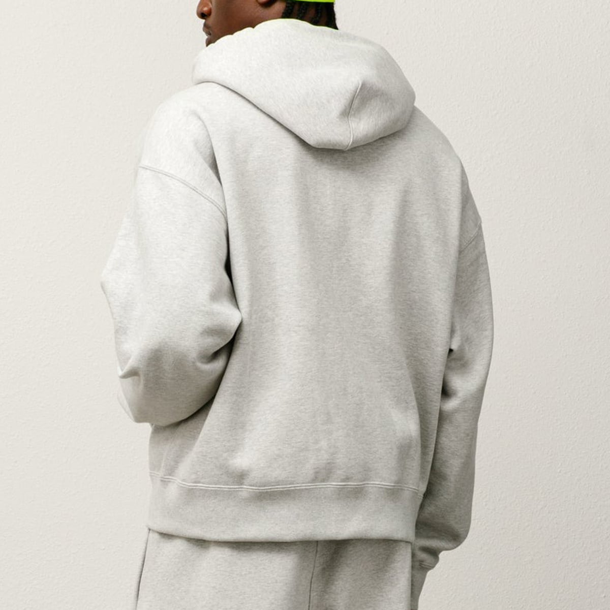 25FW STUSSY x NIKE FLEECE ZIP HOODIE GREY HEATHER ( ステューシー x