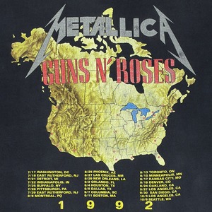 GUNS N' ROSES METALLICA 'STADIUM TOUR 90s' BROKUM XL 920