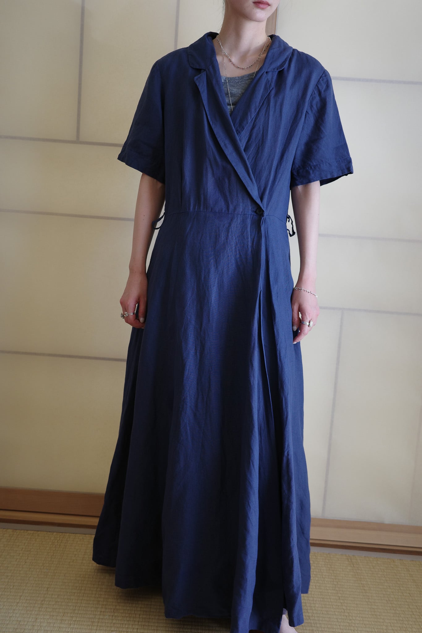 1970-80s linen robe