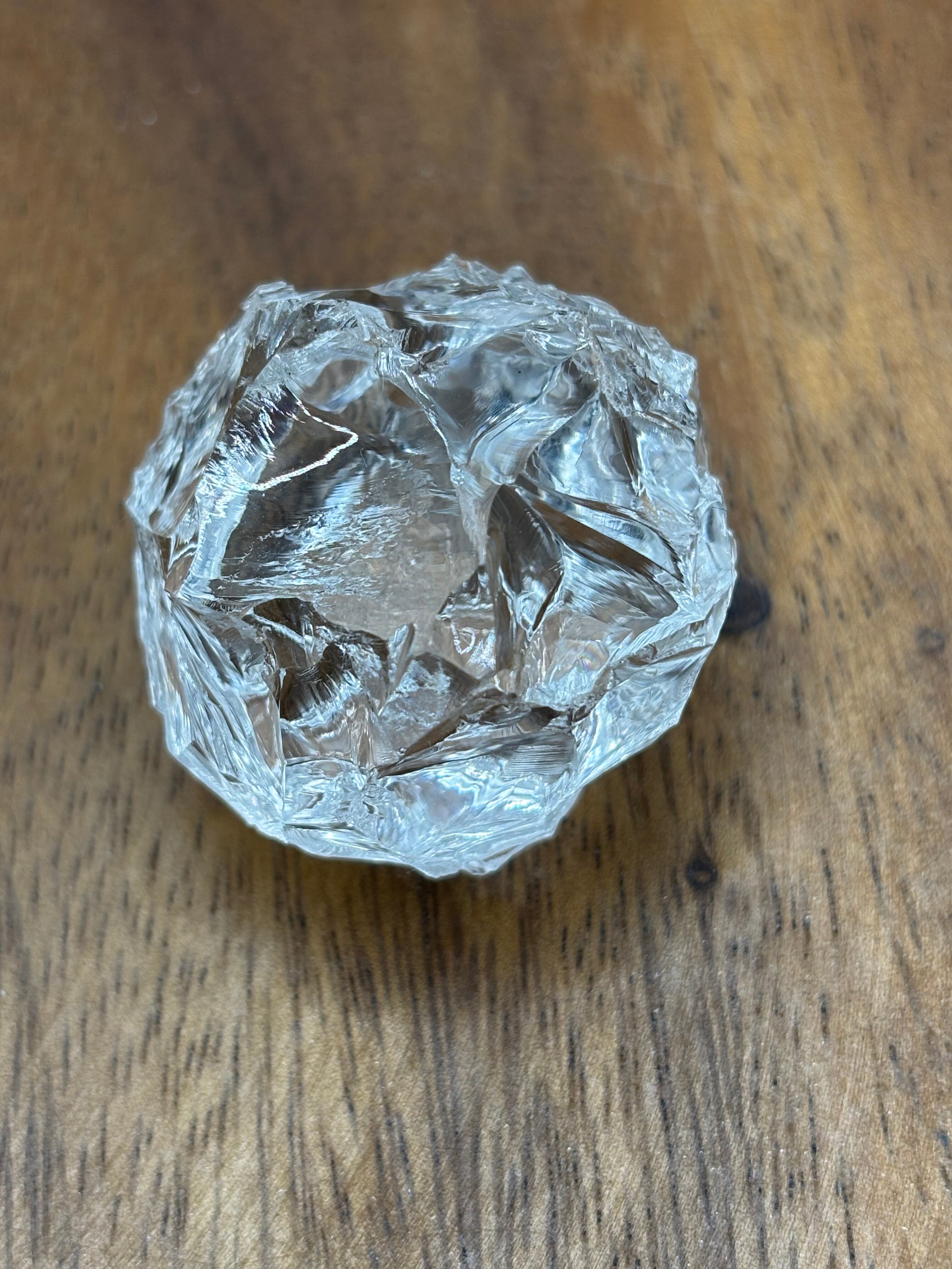 最終値下げ 銑-⑬【高透明 かっこみ水晶 】100✖️70✖️56㍉ 379㌘ かっこみ水晶 伝統工芸師・職人の技 （No.1） | HARMONIA RUNE