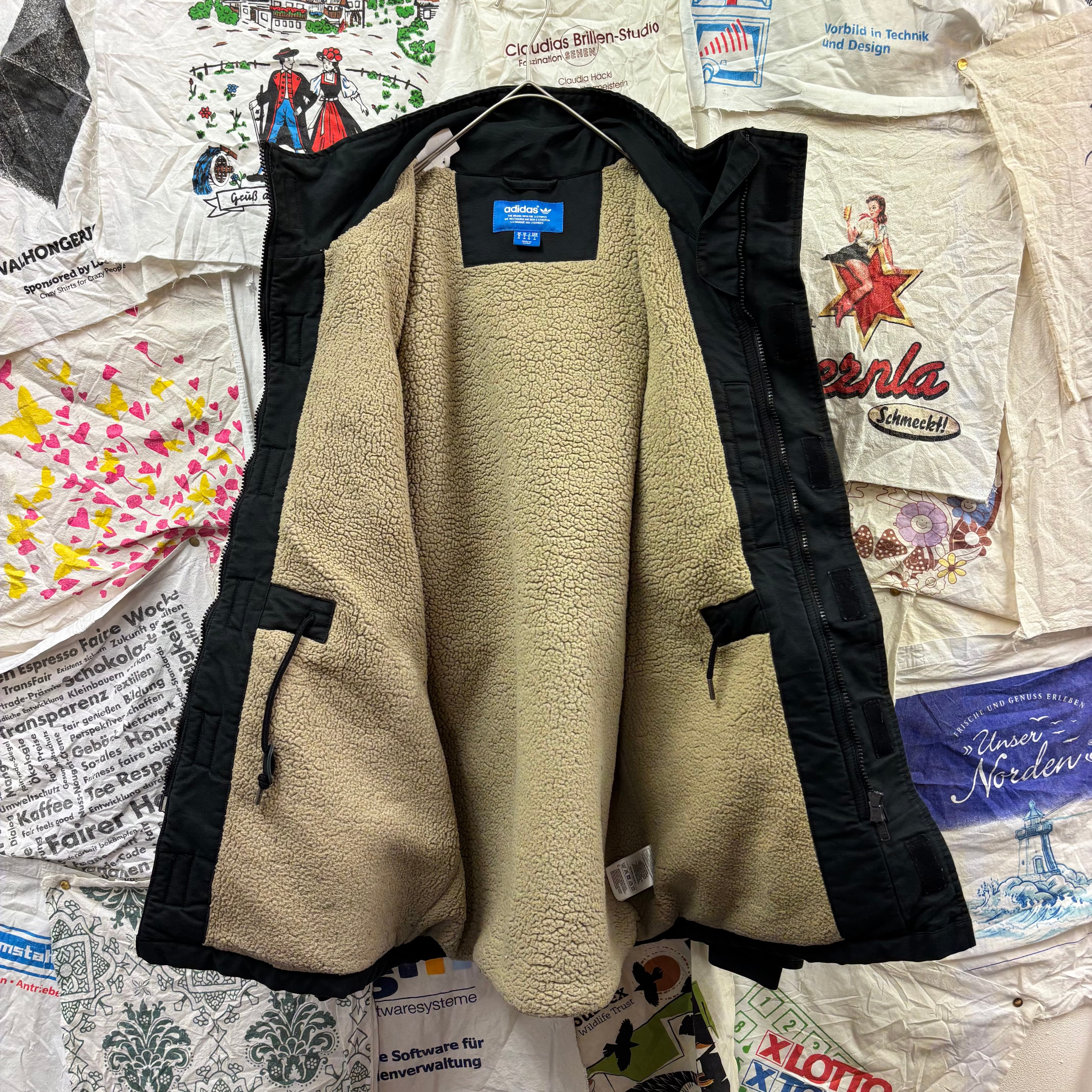 鬼激レアカラー　M-65 アイスブルー　made in USA ビンテージ80s adidas M65 ミリタリージャケット | 古着屋PENNY