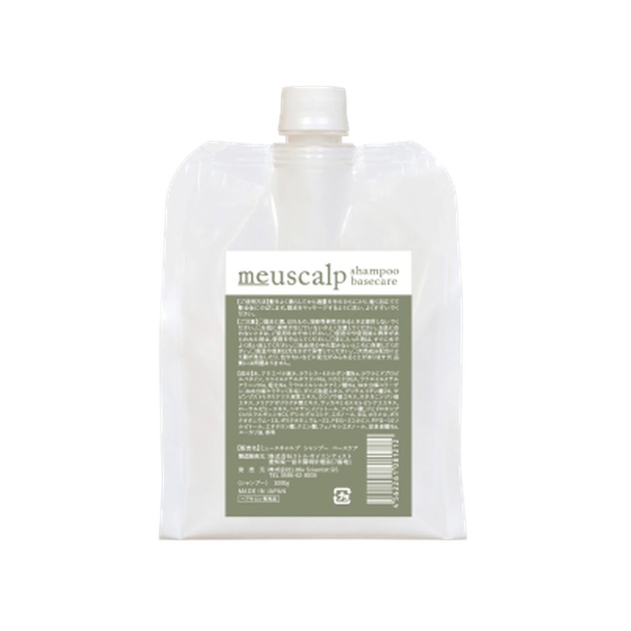 【取寄せ商品】ミュースキャルプ シャンプー ベースケア 1000g（詰替）