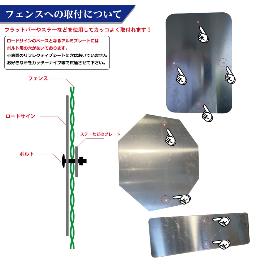 クラシックタイプ INTERSTATE ロードサイン【24in×24in】アメリカ