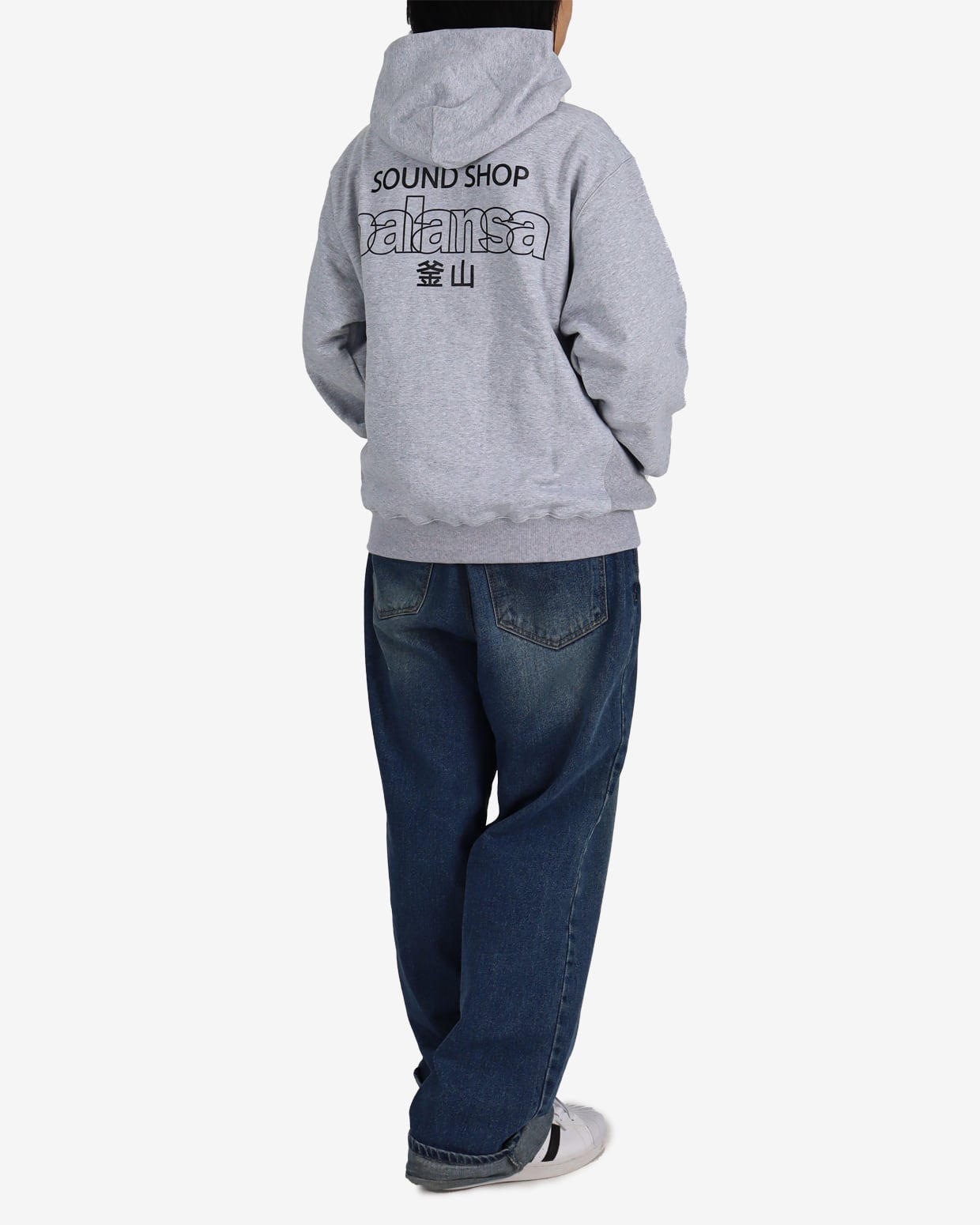 BALANSA] SSB LOGO HOODIE (Gray/Black) 正規品 韓国ブランド 韓国通販