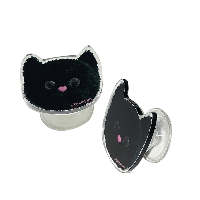 【byemypie】finger tok meow / グリップトック スマートトック メオウ キャット バイマイパイ キャラクター 猫 韓国雑貨