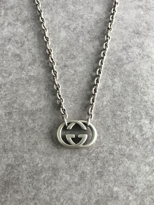 GUCCI グッチ ネックレス シルバー インターロッキングG 925 vintage ヴィンテージ オールド tczbmc