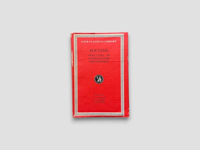 【SFF254】【NEW EDITION】Tractates and The Consolation of Philosophy(1973) /Boethius