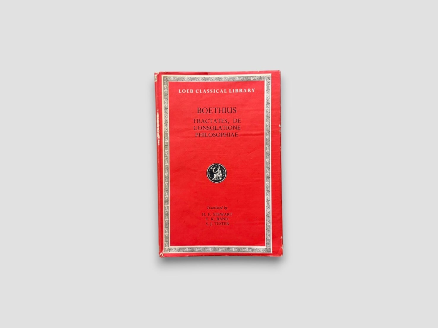 【SFF254】【NEW EDITION】Tractates and The Consolation of Philosophy(1973) /Boethius