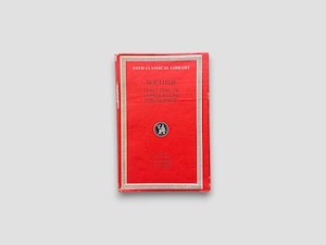 【SFF254】【NEW EDITION】Tractates and The Consolation of Philosophy(1973) /Boethius