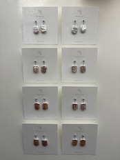 『透明な潮騒』square pearl pierce
