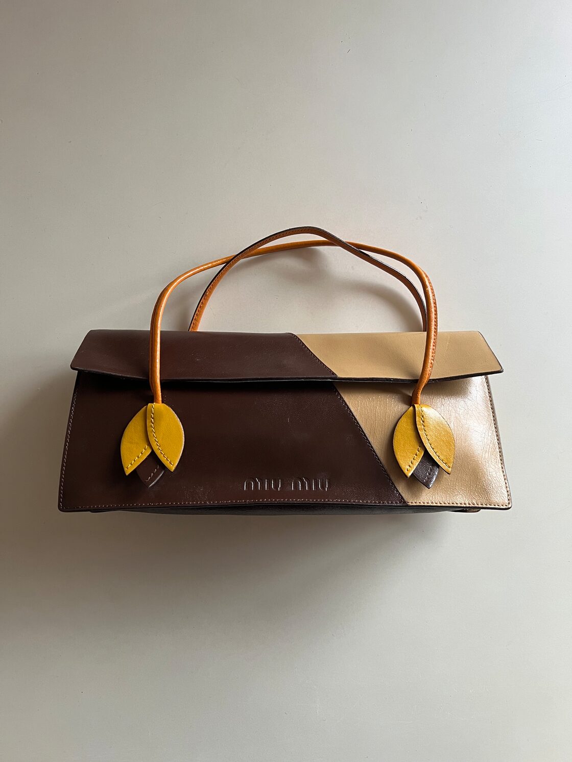 FW1999 MIU MIU LEATHER HAND BAG | Pay ID