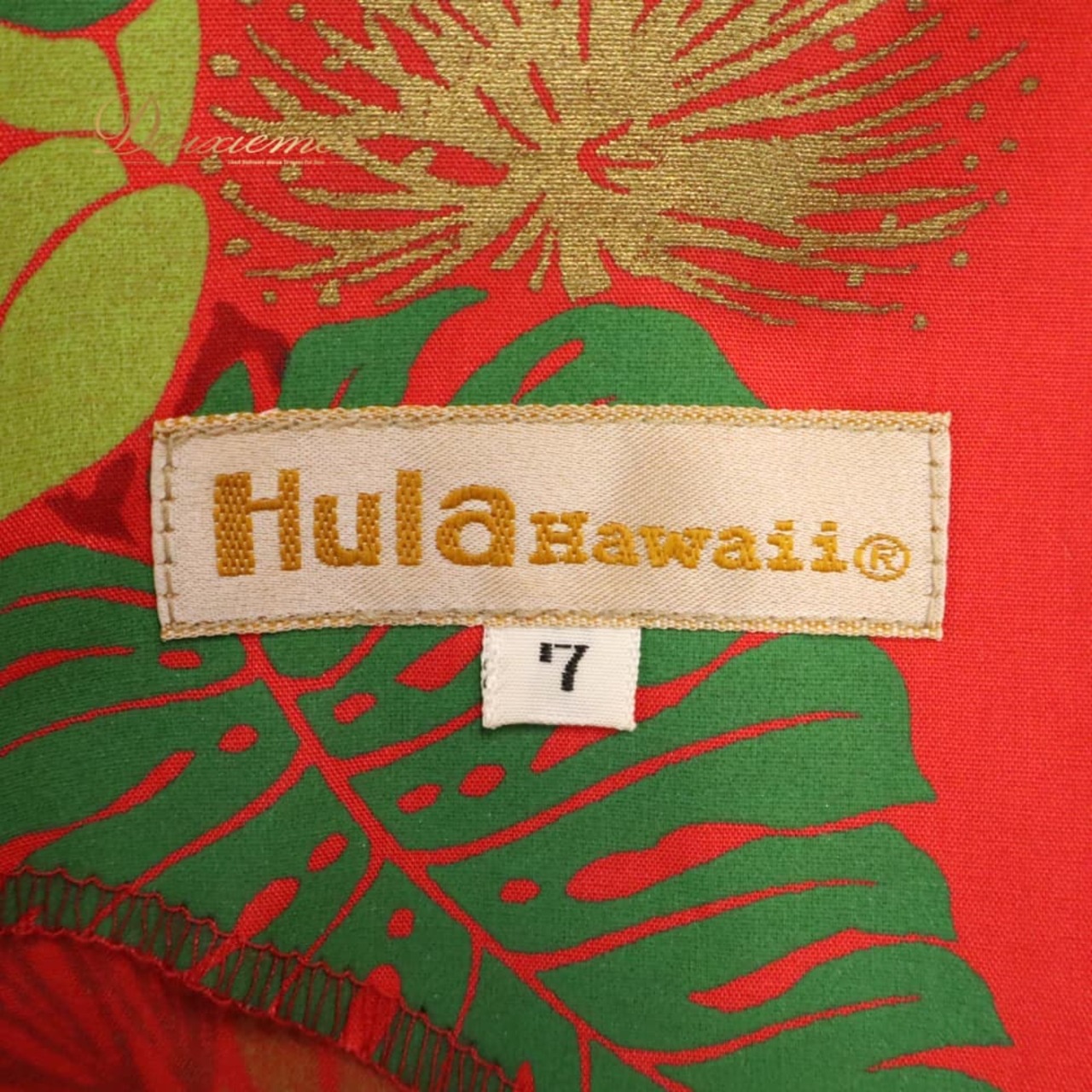 フラダンス 衣装 Hula Hawaii ワンピース ドレス レッド系 モンステラ柄 プルメリア柄 ハイネック 花柄 植物柄 ハワイアンプリント ハワイアン アロハ フラ ダンス レッスン 練習 赤 緑 黄 グリーン系 イエロー系 華やか 鮮やか かわいい おしゃれ 大人っぽい 練習着 レッスンウェア